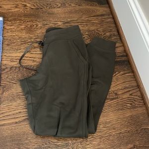 Lululemon Warm Down Joggers Dark Olive Size 4